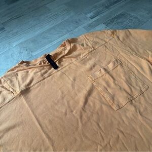 Urban Outfitters Peach Short Sleeve Tee with Pocket